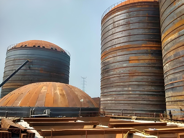 毛道乡焦粉钢板仓